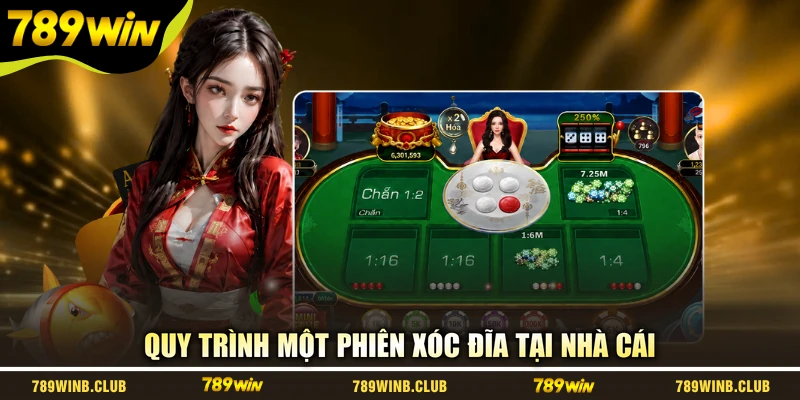 Quy trình một phiên Xóc Đĩa tại nhà cái